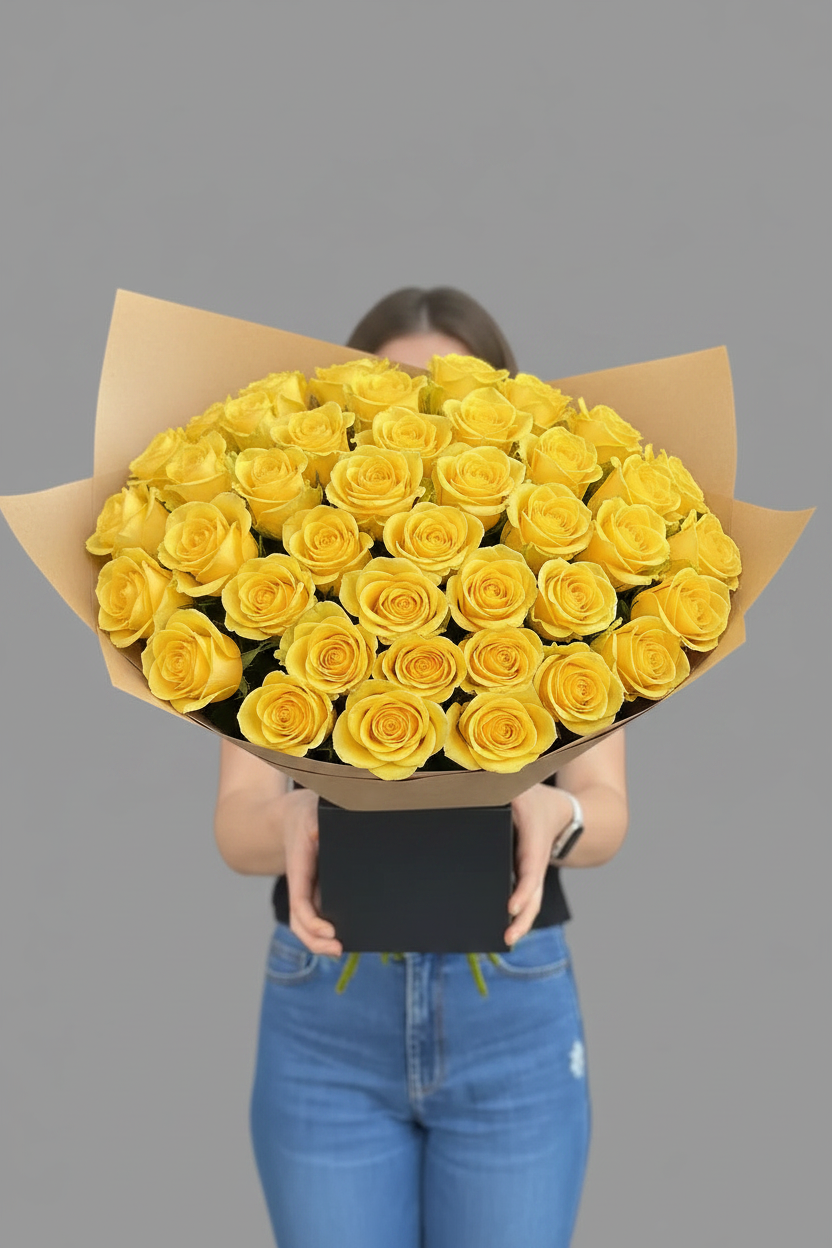 Romantic Roses - Yellow